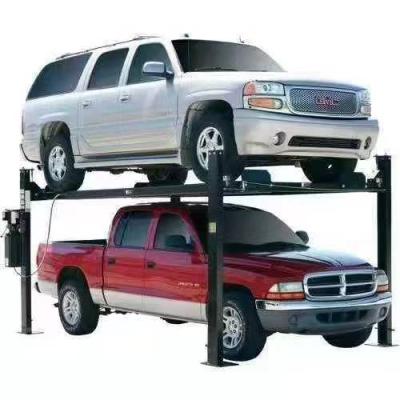 Hydraulic 4 Post Garage Lift Car Lifting Equipment With Safety Overload Protection System
