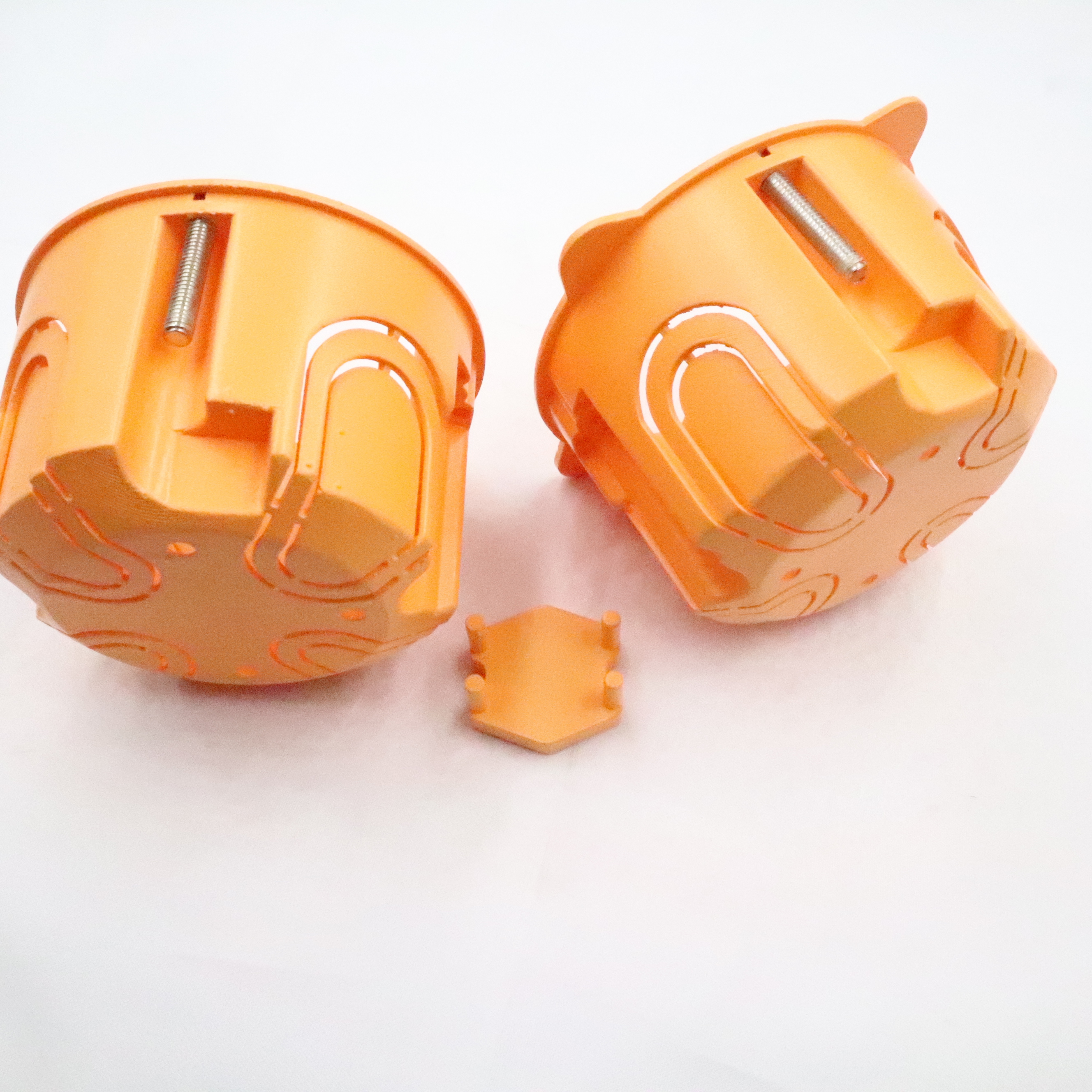 EU Standard PVC Wall Switch Housing Box Electrical Mounted Junction Box