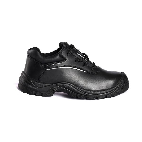 EU 36-47 Low Cut Unisex Protection Shengjie Black Boots PU Outsole Work Land Men's Safety Shoes