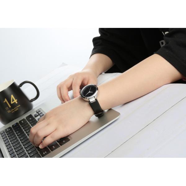 Banda del cuero de la pulsera de reloj del cuarzo de la aleación de la joyería del regalo multicolora con el logotipo de encargo