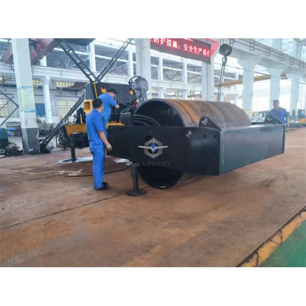 18 Ton Mechanical Single Drum Road Roller 112kW Soil Compactor