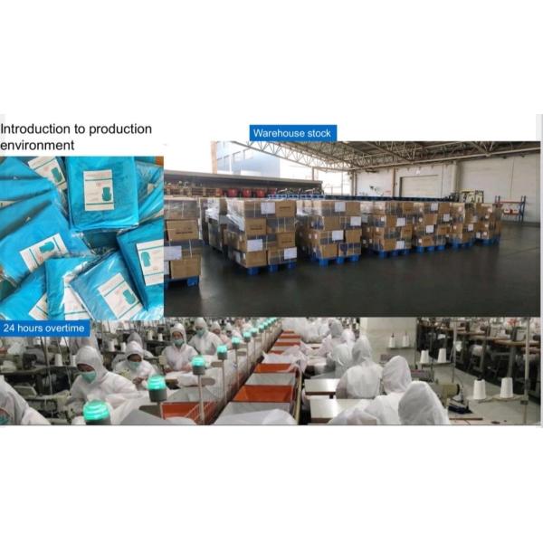 Hospital Disposable Operating Gowns Non Woven SMS Sterile Fluid Resistant Surgical Gown