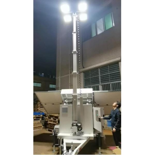 Портативная солнечная маячная башня с 400W светодиодными лампами 3*460W солнечная панель для освещения шахт