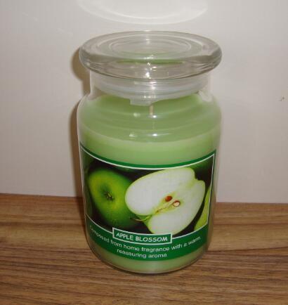Decor candle 9x11cm popular large scented large glass jar candle with fragrance essential oil