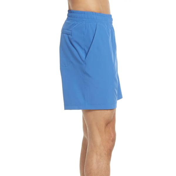 Customized Cotton Blue Fitness Casual Training Running Gym Men's Sportswear Shorts