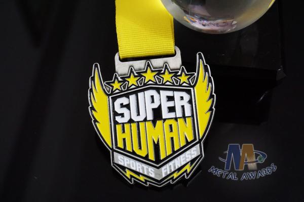 Zinc Alloy Iron Or Brass Race Finisher Medals Custom Design Die Struck Process