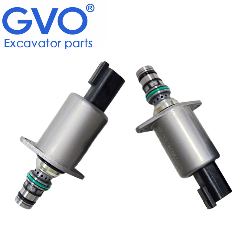 1013365 Main Pump Proportional Solenoid Valve Hydraulic Pump Solenoid Valve 24V for SY215 SY235 SY335 Excavator Electrical Part