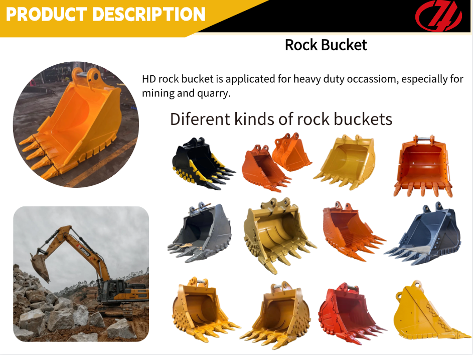 High Performance Excavator Rock Bucket for Tough Jobs