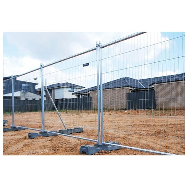 Nature Pressure Treated Wood Temporary Metal Fence Panels with 32*1.5mm Frame Post