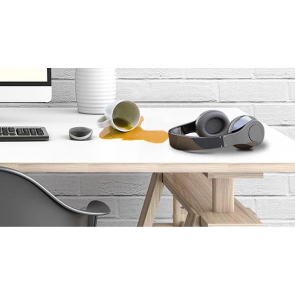 Desk Cup Holder with Headphone Hanger Keep Your Drinks and Headphones in Place