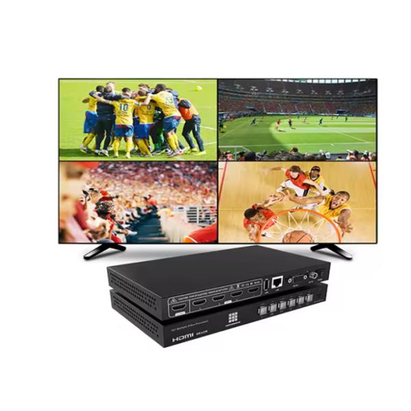 4K видеопроцессор Поддержка 1X4 4X1 светодиодный экран с сцеплением и разделением функции видеостенной процессор