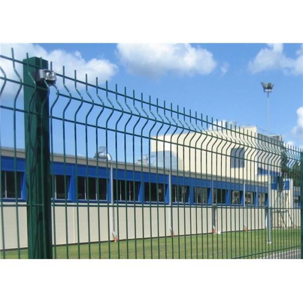 2030mm Tall Q235 3d Welded Wire Fence Green Powder Coated
