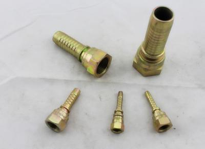 Encaixes de mangueira hidráulicos da linha métrica de BSP JIC NPT, encaixes de tubulação de alta pressão retos