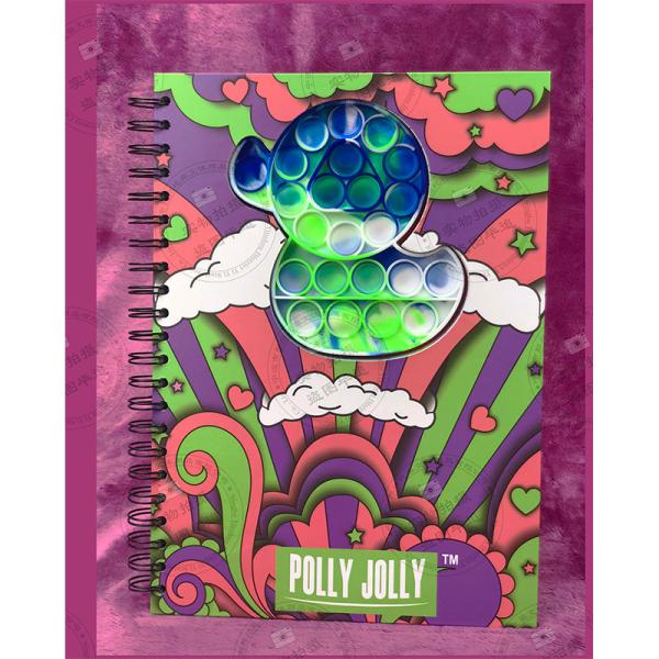 Школьные офисные аксессуары твердое покрытие спиральный блокнот с прочным силиконовым покрытием