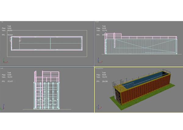 Topshaw Competitive Price Modern Shipping 40ft Container Swimming Pools for Sale