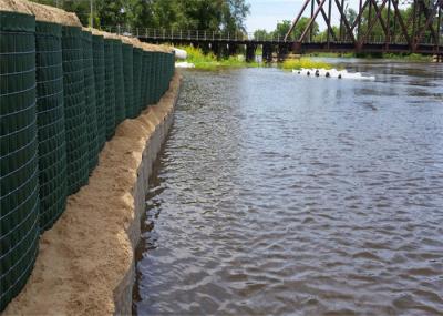Factory Supply Galvanized Square Welded Gabion Box / Hesco Defense Wall