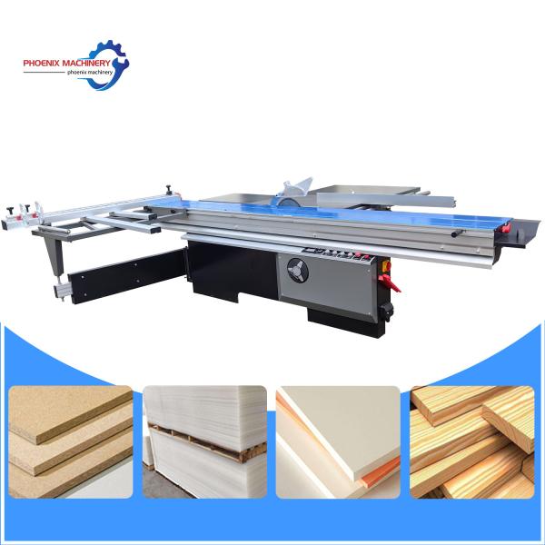 Phoenix Precision Woodworking Machine Double Blade Sliding Table Saw for Wood Cutting