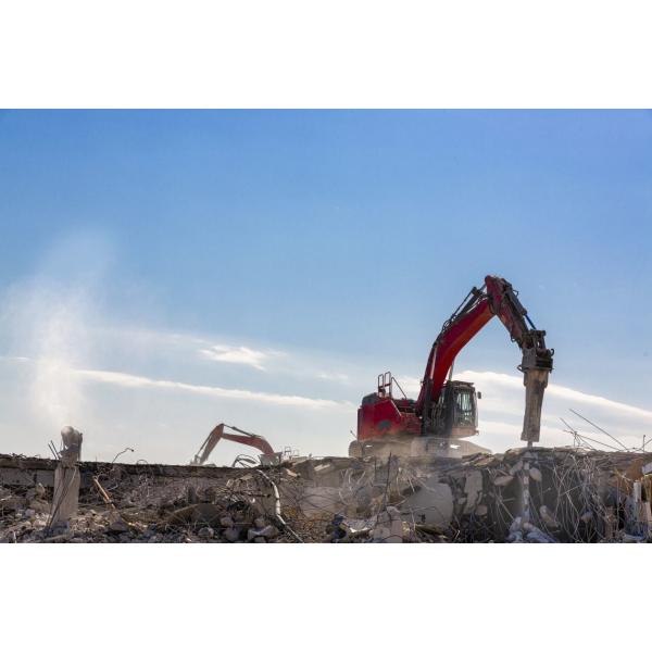 340kg High Impact Hydraulic Concrete Breaker 175mm tool chisel For Hard Rock Stone Mining