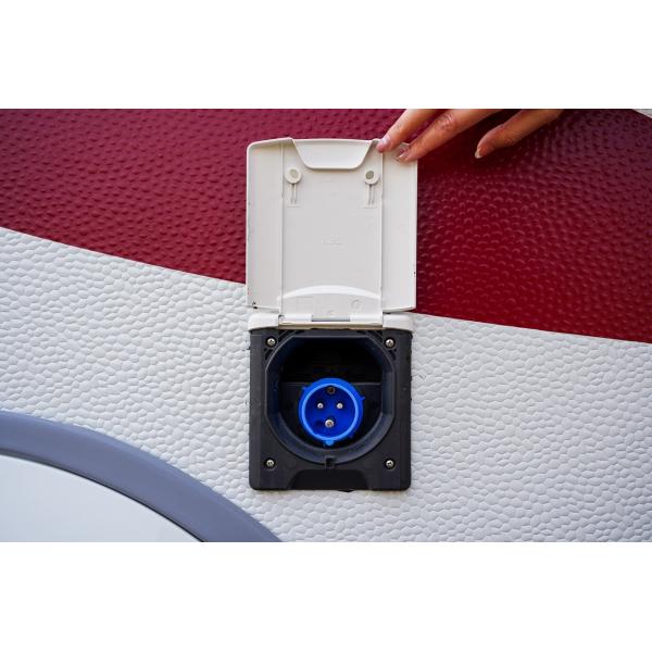 Remorque sur terre campante de lits de la remorque de campeur de famille de climatisation 1-2