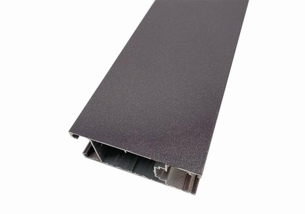 Sand Powder Coating With Shining Matel Powder Shower Enclosure Extrusion Aluminum Profile For Glass Sliding Door