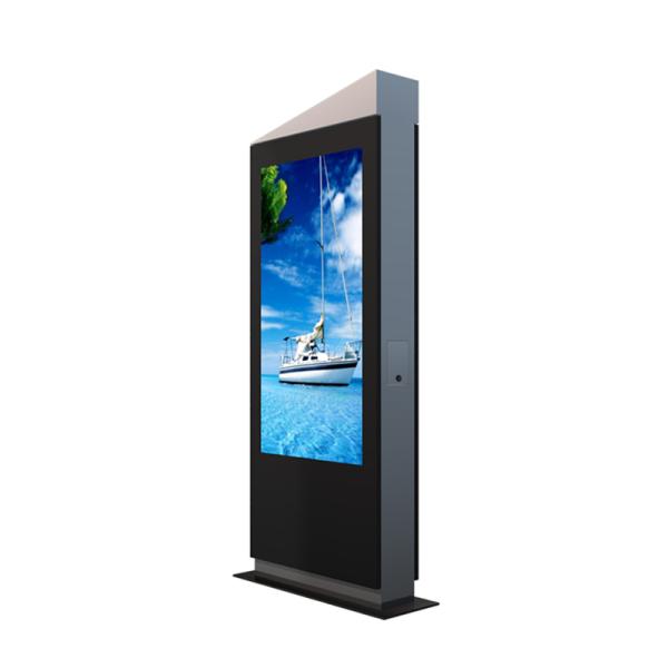 Outdoor Digital Advertising Kiosk LG Panel With Waterproof Touch Screen
