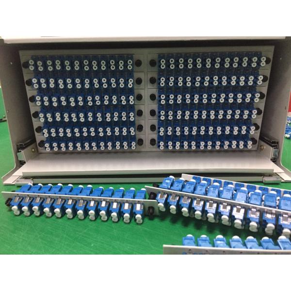 Rack Mount Industrial Fiber Optic Patch Panel Modularity For Mix Connection