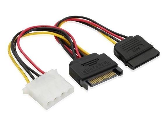 SATA 15pin male to SAT15Pin Female+4pin molex power cable,SATA SPLITTER CABLE