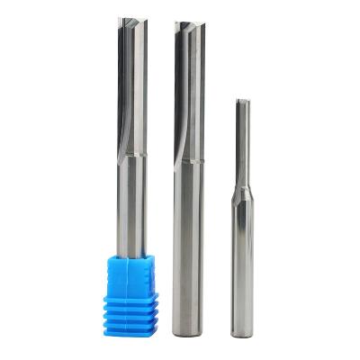 Cnc Two Flute groove Endmill 2F Straight Router Bit for Woodworking MDF Cutting Carbide Double 2 Flute Straight Slot End Mill