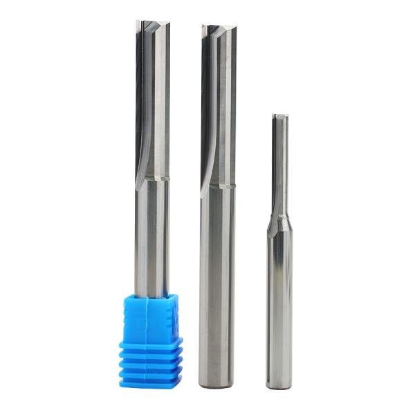 Wholesale Whole Alloy Double groove Straight Milling Cutter CNC Milling Cutter Used for Wood Cutting