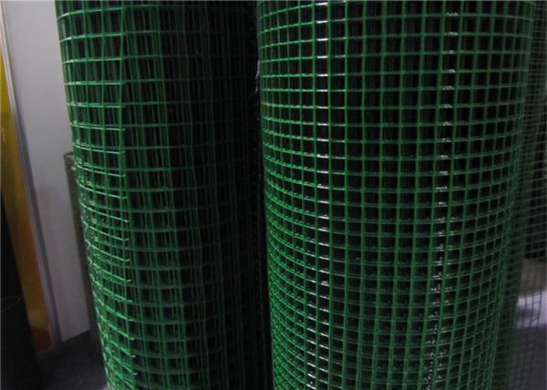 o vinil de 14mm 50*100mm revestido soldou o fio Mesh Green