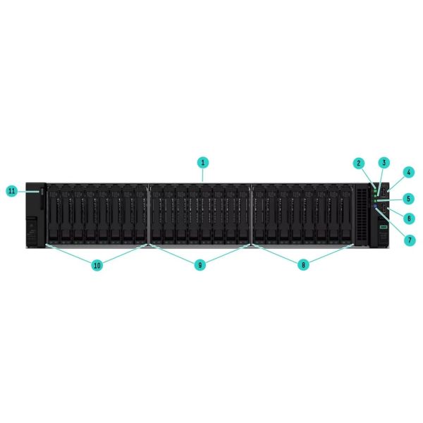 HPE ProLiant DL385 Gen11 2U Rack Server with AMD EPYC 9124 16-Core Processor 6TB Memory and PCIe Gen5 I/O