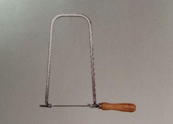 U-shank Scroll Saw Frame With Wooden Grip (Code: AT-112)