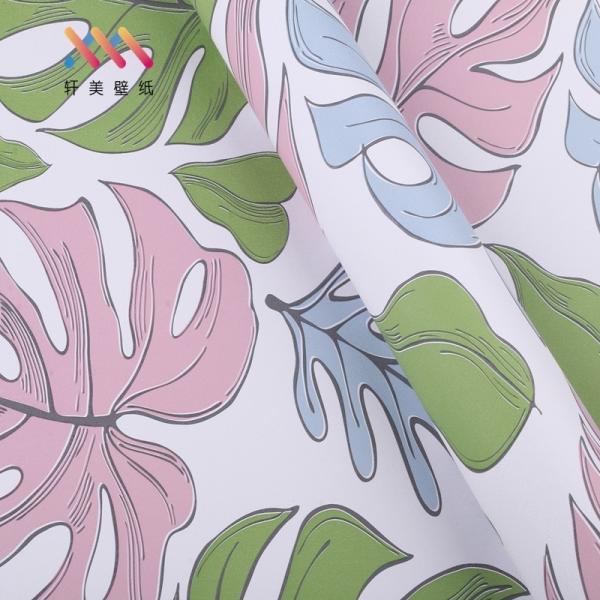 Eco-friendly Wallpaper Removable Wallpaper Interior Decoration Floral Peel And Stick Wallpaper