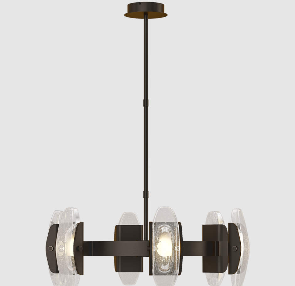 Custom Design Copper Body Pendant Light with 50000 Hours Lifespan for Luxury Dining Room