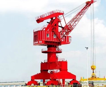 Offshore Floating Barge Mounted Crane 5t To 40t Capacity