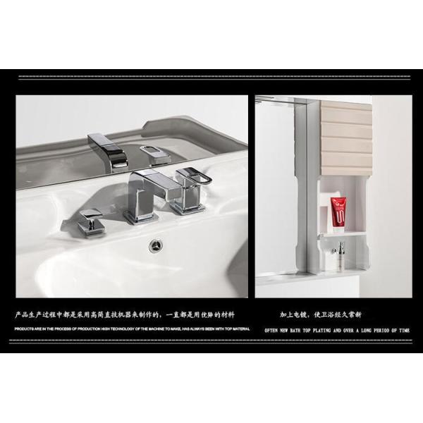 PVC bathroom cabinet / bathroom vanity / with mirror for bathroom