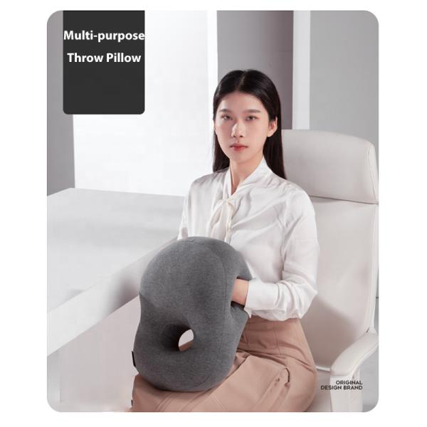 Removable and Washable Pink Nap Pillow for Office Desk Face Down Multipurpose Massager