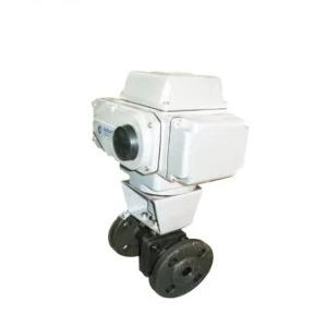 IP67 Stainless Steel Electric Control Valve AC220V Actuator Control Water Ball Valve