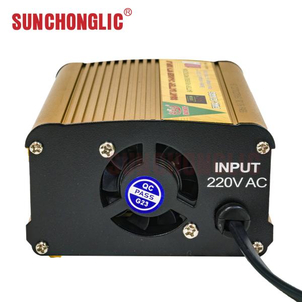 FMADS Three-Step Intelligent AGM/GEL Lead-Acid Battery Charger Featuring LED Display and Low Voltage Protection
