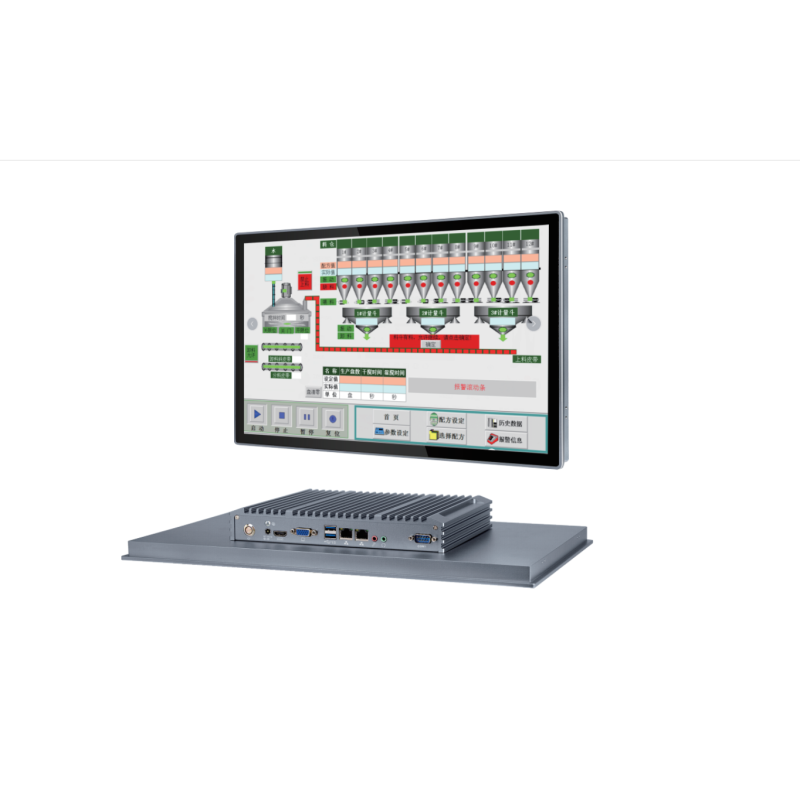 18.5 Inch Fanless Industrial Monitor IP65 Industrial PC Touch Screen Monitor