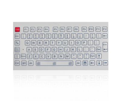 Teclado de membrana compacto para industrial médico com 12 chaves de função