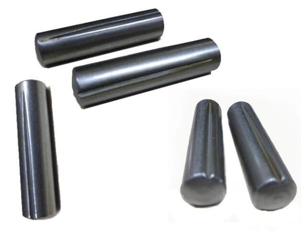 Zinc Plate Surface Taper Grooved Dowel Pin DIN1471 M10x30 Size High Precision