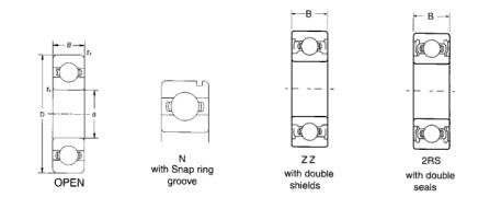 Глубокая канавка колеса велосипеда шаровой подшипник 163110 2RS для велосипедов прочная конструкция