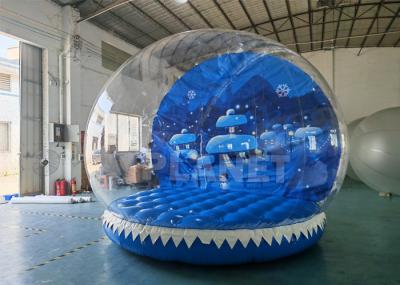 4m Diameter Outdoor Christmas Photo Booth Inflatable Snow Globe For Kids And Adults