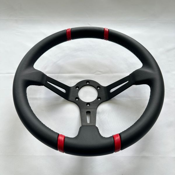 DELUXON 14 Inch Gt Racing Wheel Microfiber Leather For Sim Ps5 Gaming