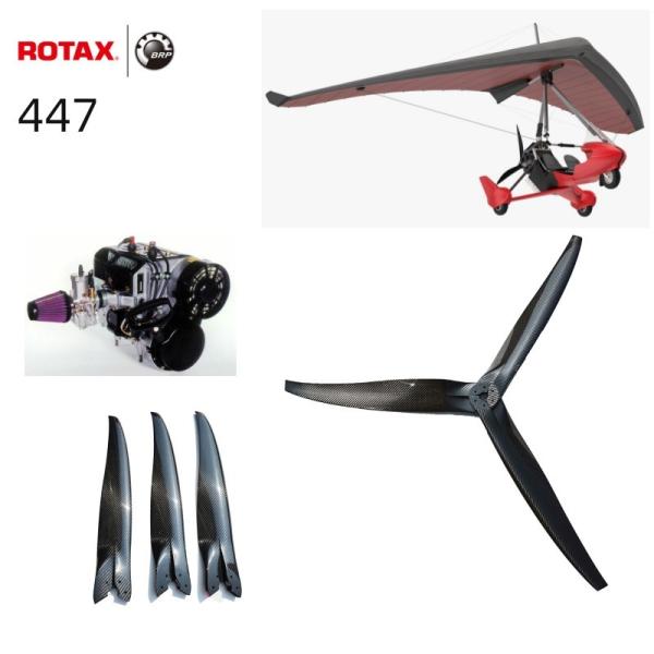Rotax 447  503   582 Carbon propeller custom for ultralight aircraft carbon fiber airplane propeller 150cm 160cm