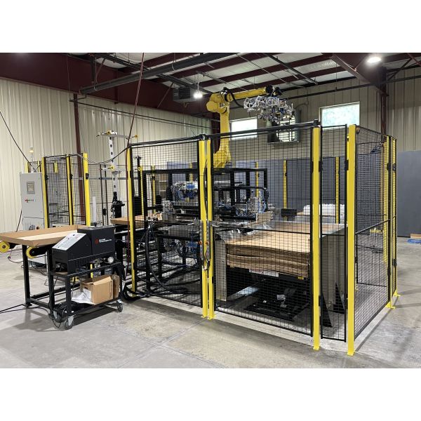 Designed to Improve Workshop Safety and Management Efficiency Robot Safety Fence Supporting Flexible Deployment and Reuse