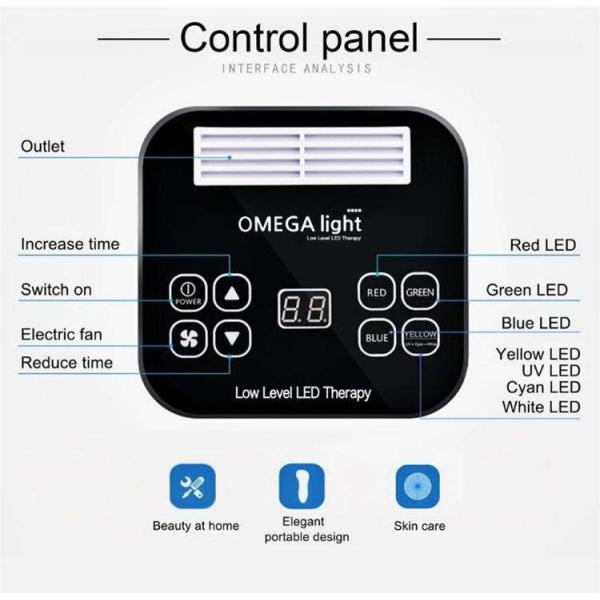 7 Colors PDT Light Therapy Facial Acne Treatment Photodynamic Therapy Machine