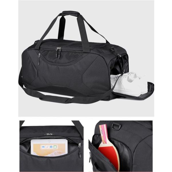 Customization Gym Sports Duffel Bag With Shoe Compartment & Wet Pocket