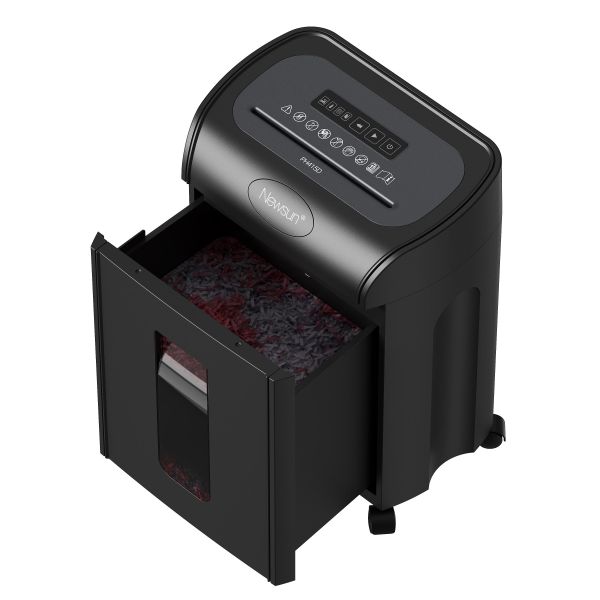 P4 15 Sheets Cross Cut Paper Shredder 18 Liter Pull-out Bin,Silent 56dB,8 Mins Shredding Time,LED Indication,Hot Selling